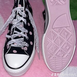 Converse Black and White High-Top Sneakers